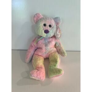 Ty Beanie Baby 1999 Groovy the Bear P.E. Pellets Retired JL